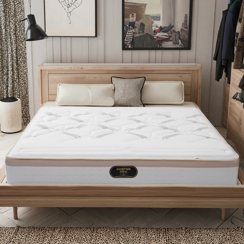 

Modern King Size Twin Bed Memory Foam Roll-up Spring Mattress for Hotels and Bedrooms Home Furniture-for Hospitals