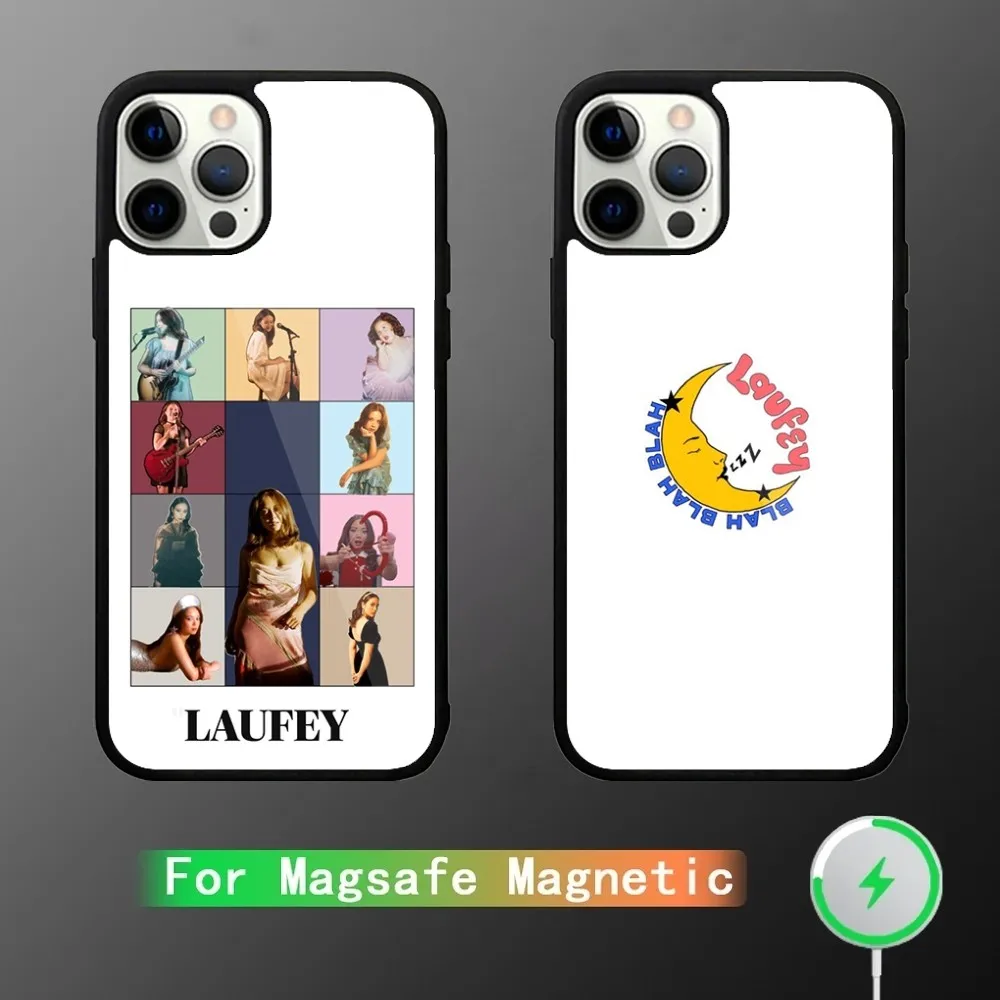 L-Laufey B-Bewitched Phone Case For iPhone 15,14,13,12,11,Plus,Pro,Max Mini Magsafe Magnetic Wireless Charging