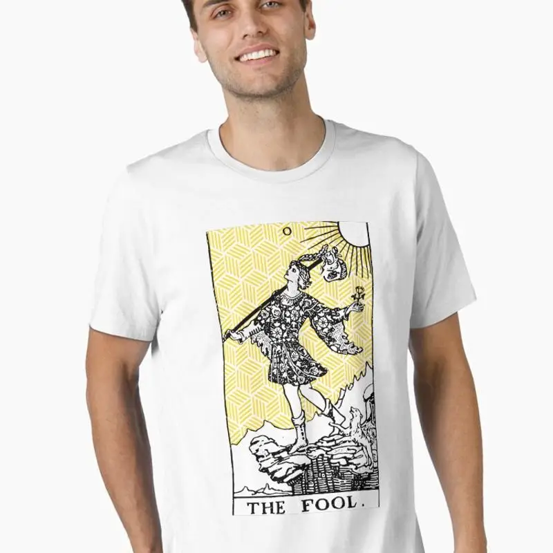 Geometric Tarot Print The Fool T-Shirt