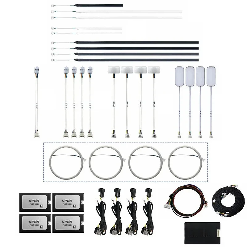 

Factory Hot Selling Car Interior Lighting Glowing Electronic Luminescent Wire Lamp Car Ambient Light Kits Led Strips