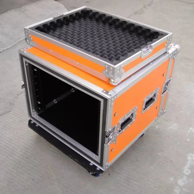Color Shockproof Rack Mounted Flight Road Box