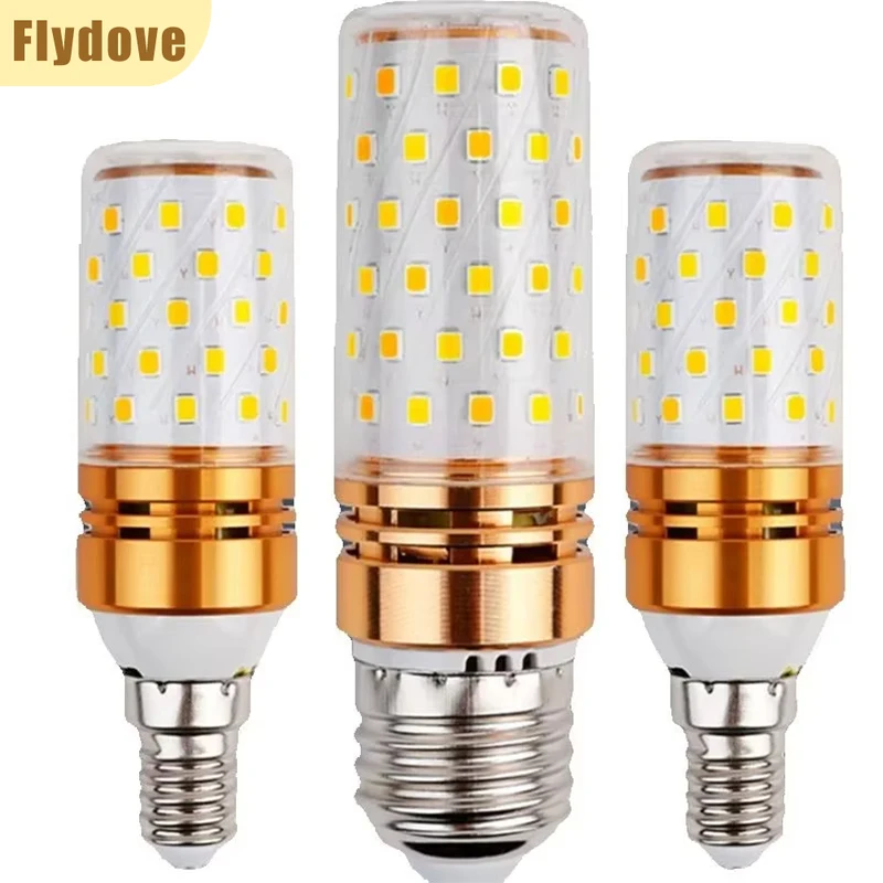 

E27 E14 Spiral LED Corn Light Bulb 110v 220v Ultra Bright LED Candle Pendant 3000k 4000k European Table Lamp Crystal Pendant