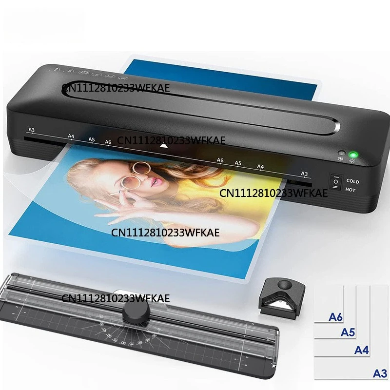 Convient pour la plastifieuse thermique A3 de petite taille Fangnuo FN335, machine à plastifier les photos et documents pour la maison et le bureau.