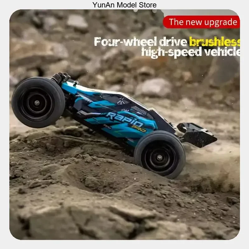 4wd Brushless Rc Buggy 70kmh Offroad Race Car Metal Diff Waterproof Esc 2.4g Remote 7.4v 1500mah Lipo Scy16201pro 1/16 Rc Buggy