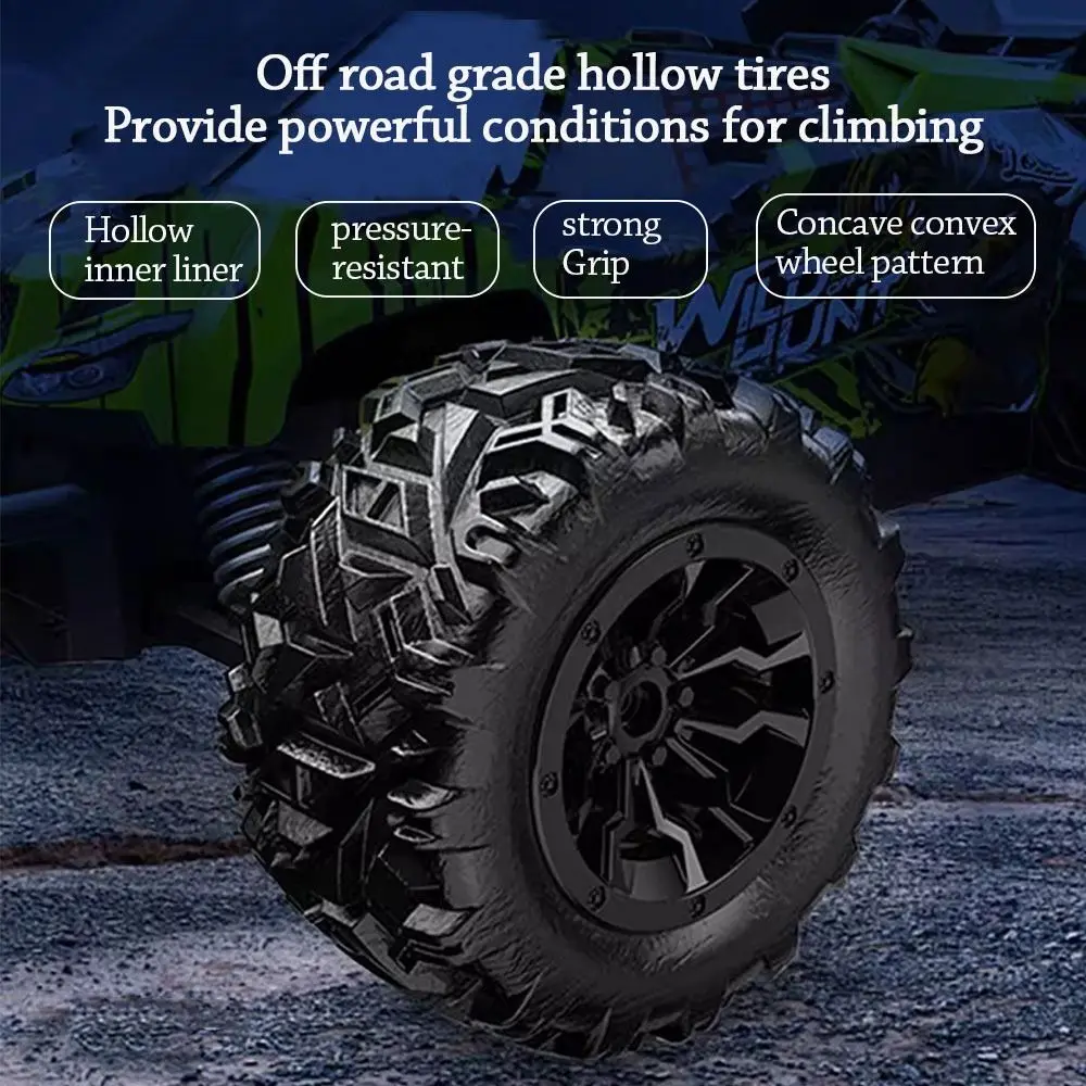 ホビー 合金 プラスチック 2.4G 合金 RCカー 2.4G 青 緑 リモートコントロール レーシングカー 電動 オフロード ロッククローラー おもちゃ ギフト