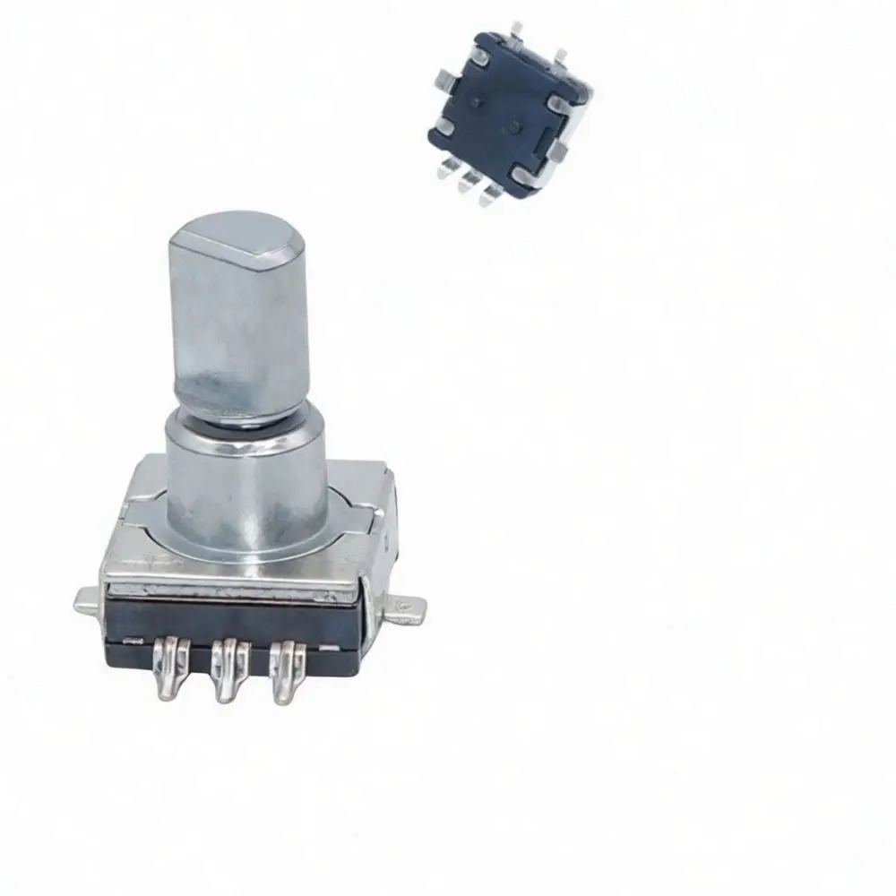 EC11 Rotary Encoder SMD Incremental Switch High Temperature Resistant 30 Position Volume Fan Speed Control Adjustable Pulse