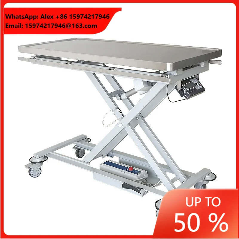 LIZE High Quality Weighing Stainless Steel Electric Lifting Veterinary Clinic Table Pet Examination Table With Battery Tables