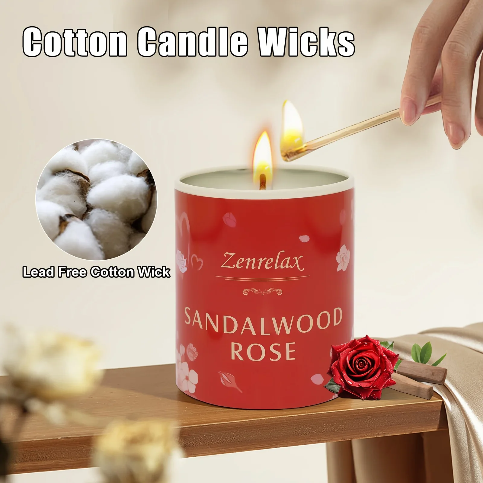 شمعة شمع الصويا العطرية تدوم 50 ساعة، هدية عيد الميلاد وعيد الميلاد وعيد الميلاد للنساء في عيد الأم وعيد الحب #5