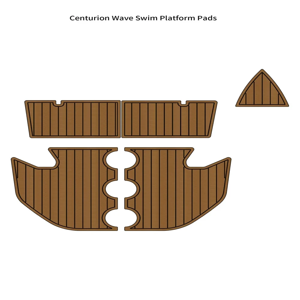 Swim Platform Step Pad Boat EVA Foam Faux Teak Floor Mat Flooring For Centurion Wave