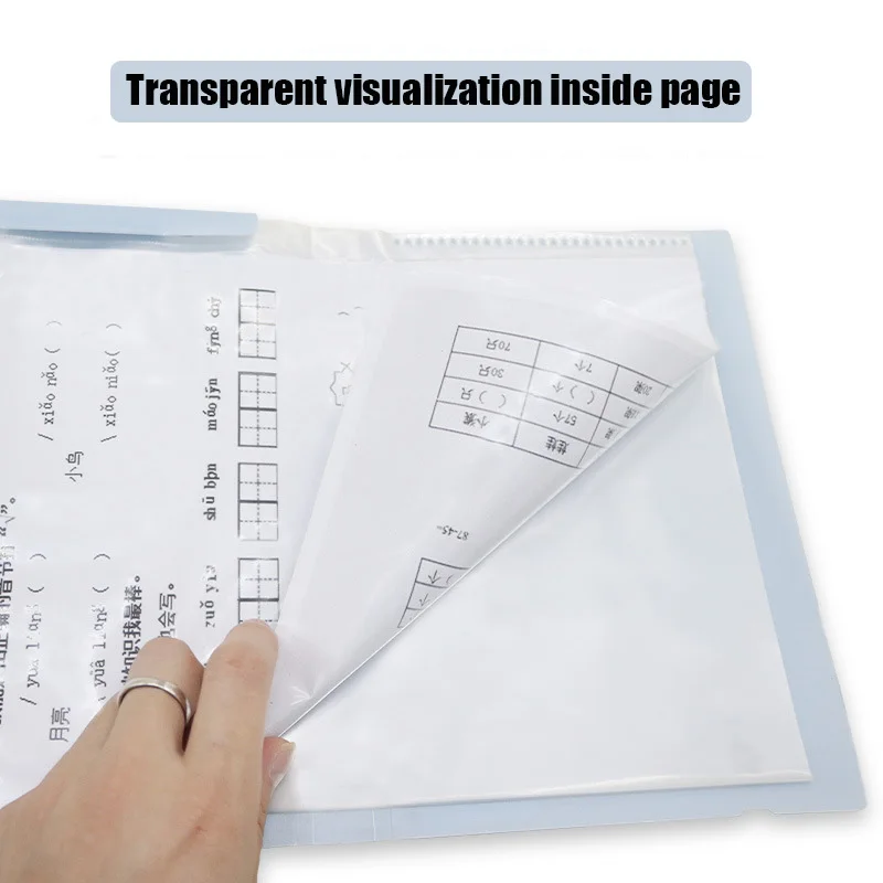 A4 Multilayer Insert File Folder Bag Waterproof Document Organizer Bag Test Paper Storage Case Portfolio Office Stationery