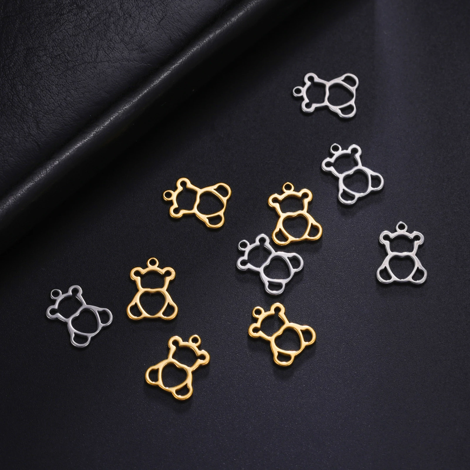 5pcs Stainless Steel Charms for DIY Jewelry Making