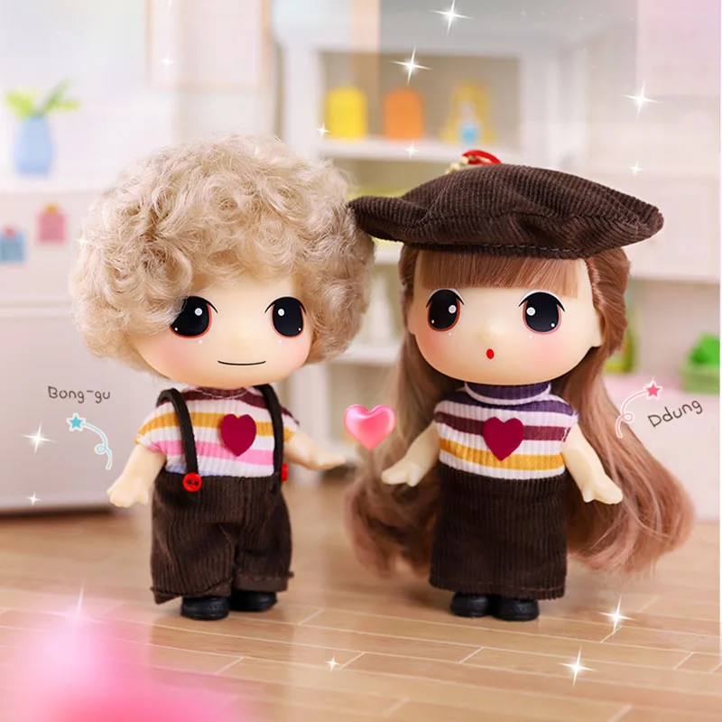 

DdungCouple Doll Joint Doll Pendant Toys Doll Cute Anime Figure Desktop Ornaments Gift Collection