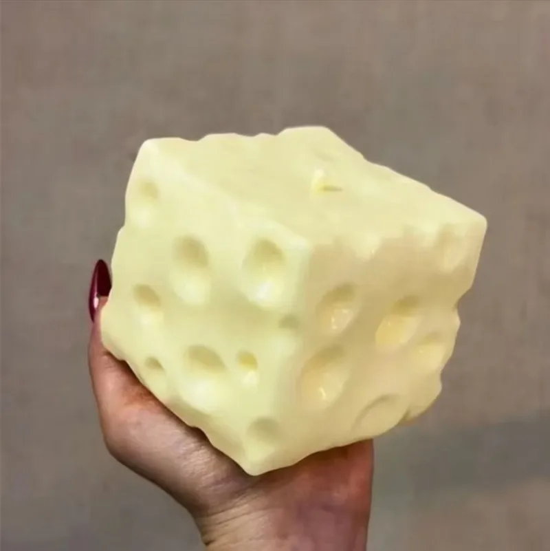 

Игрушка-антистресс 2026: Сырная игрушка-имитация для снятия стресса с медленным восстановлением формы, для расслабления и снятия напряжения, подарок для снятия стресса