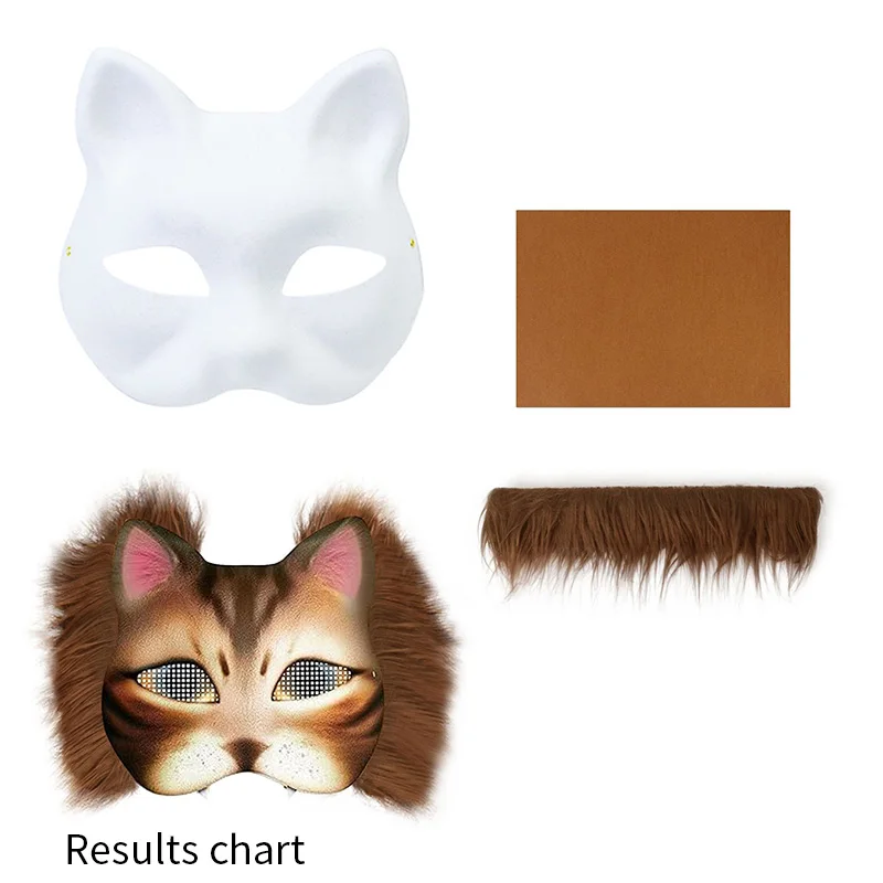 Acheter Ensemble de masques Therian Masque vierge Demi-visage Dessiné à la main Animal Chat Renard Masque DIY Fait à la main Graffiti Demi-masque Fête Cadeaux de Noël Acheter Ensemble de masques Therian Masque vierge Demi-visage Dessiné à la main Animal Chat Renard Masque DIY Fait à la main Graffiti Demi-masque Fête Cadeaux de Noël
