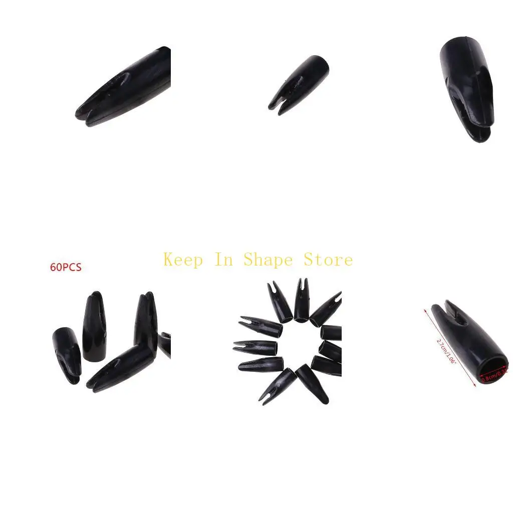 

U1JC Ноки для пальто для 8 мм для вала стрелы для хвостов стрел DIY Стучит для охоты Shootin