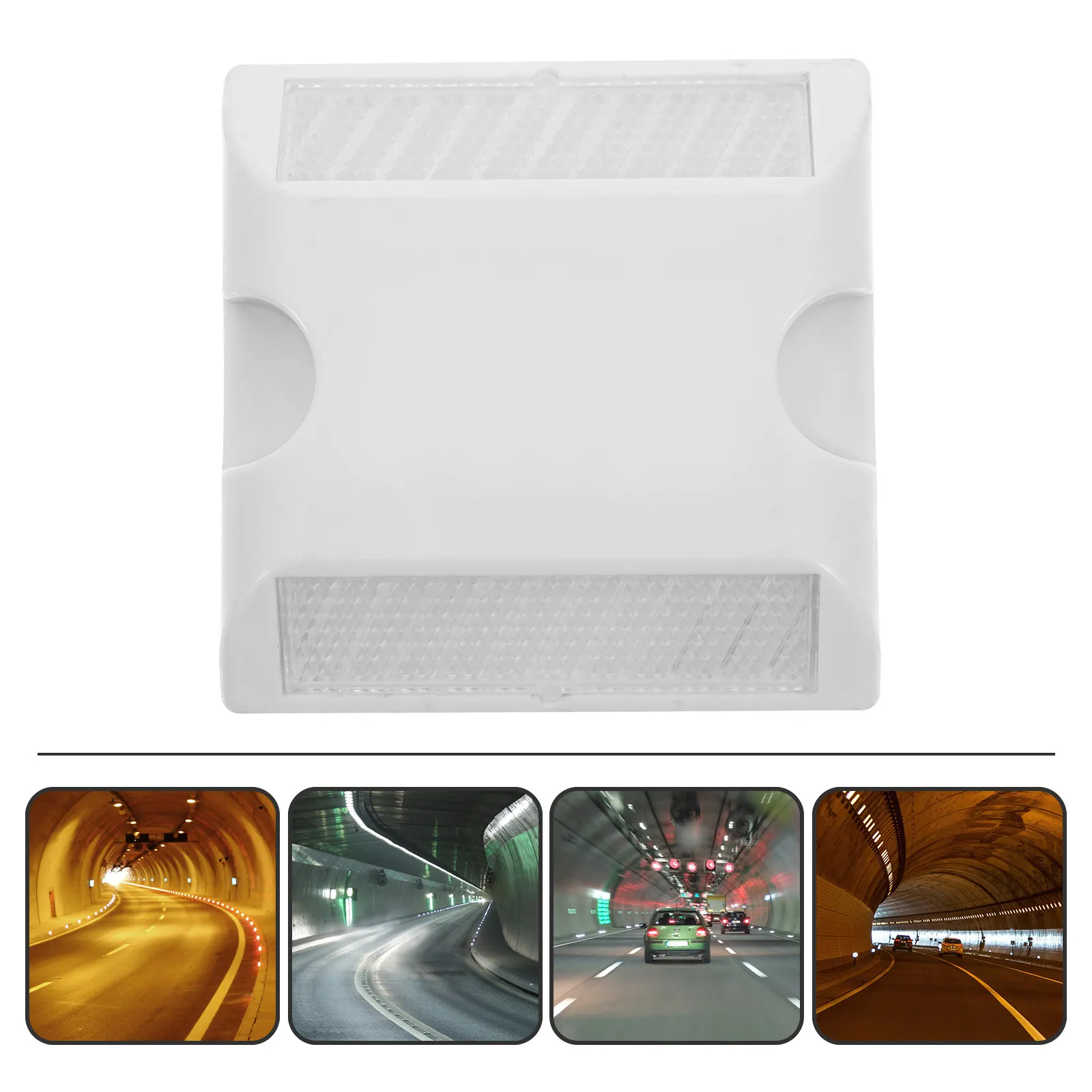 Reflective Road Stud Marker for Driveway Highway Safety Reusable Pavement Reflective Road Marker Reflector for Driveway