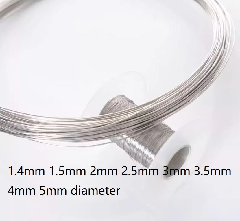 1.4mm 1.5mm 2mm 2.5mm 3mm 3.5mm 4mm 5 C7701 Copper nickel zinc alloy wire cupronickel white copper wire Copper-Nickel Alloy line