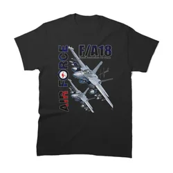 RAAF Australian Air Force FA-18 Hornet Fighter Aircraft T-Shirt 100% Cotton O-Neck Short Sleeve Casual Mens T-shirt Size S-3XL