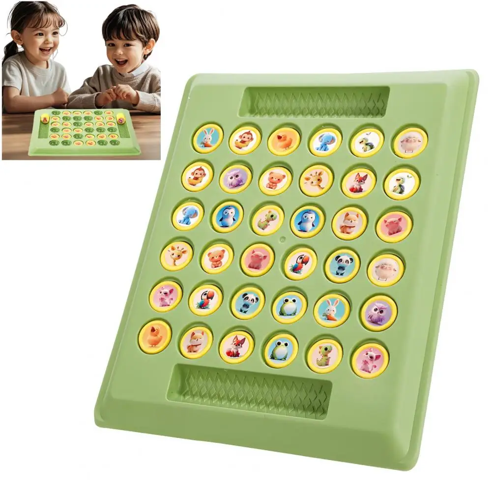 Flip Chess Game Educational Memory Challenge Toy for Toddlers Flipping Chess Game for 2 Players Focus Training for Kids