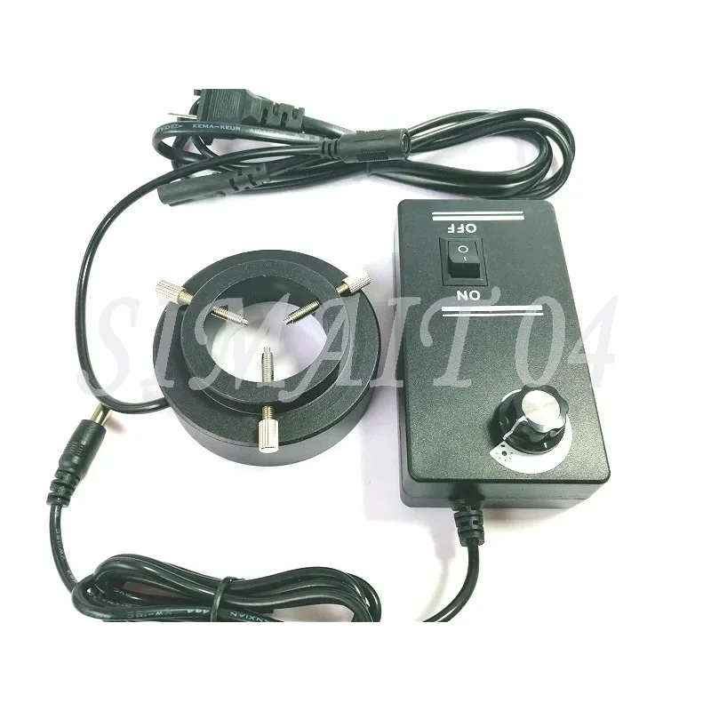 Microscope Ring Light Source Machine Vision Metal 41mm Industrial  CCD Single Tube Video Light with Milk White Board