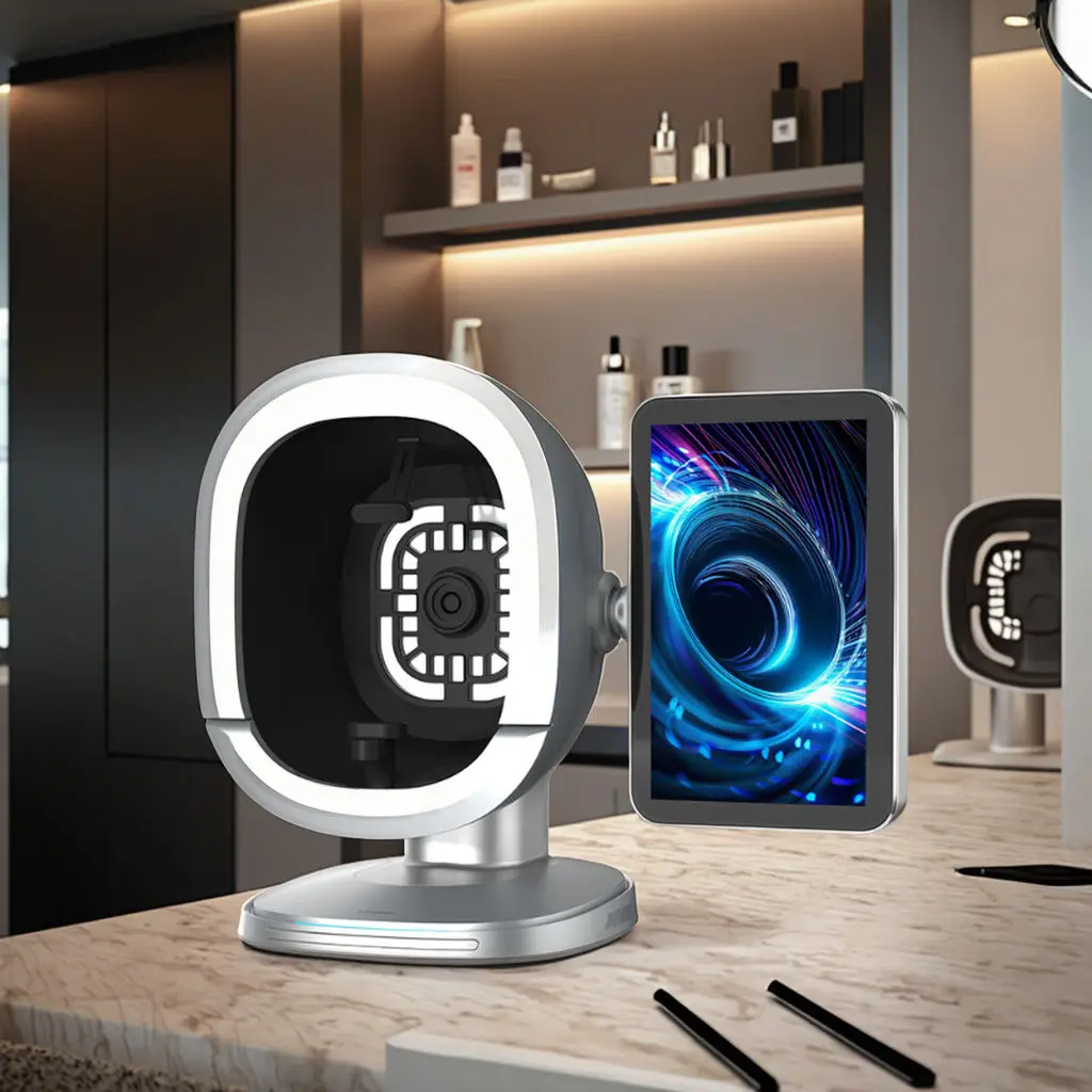 2025年最新モデル AI搭載 3D顔肌分析器 15.6インチHDカメラ リアルタイムレポート クリニック・サロン診断ツール