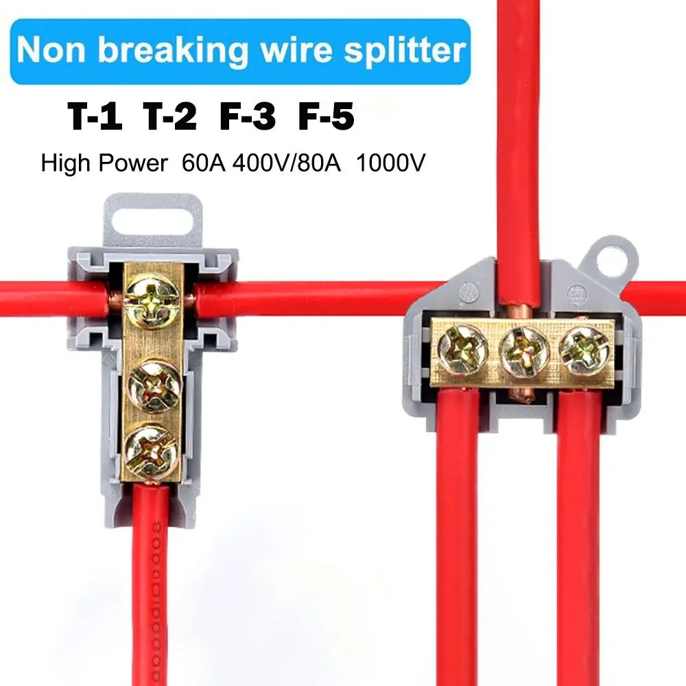 Electrical Connectors High Power High Power Splitter Conductor Brass Large Current Quick Terminal Block Terminal Blocks