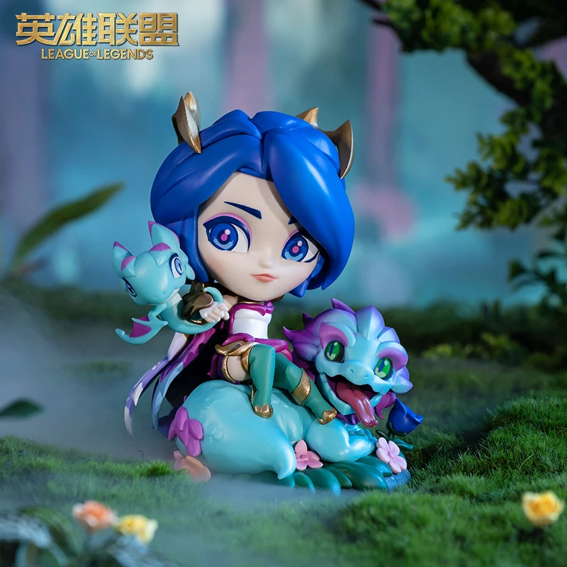 Genuin League Of Legends Lol Dragon Venerable Canglong Ai Xi Hand Anniversary Limited Decoration Game Peripheral Collection Toys