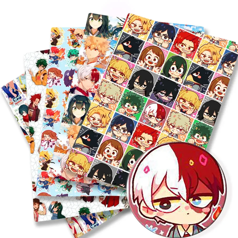 Tela my hero academia DIY140 * 50cm, costura hecha a mano, Patchwork, acolchado, vestido de bebé, hoja para el hogar, tela estampada, costura, tela para niños