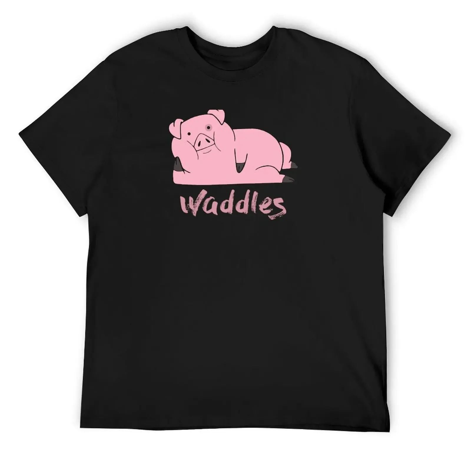 Waddles The Pig T-Shirt graphic tee shirt designer shirts vintage clothes men graphic t shirts