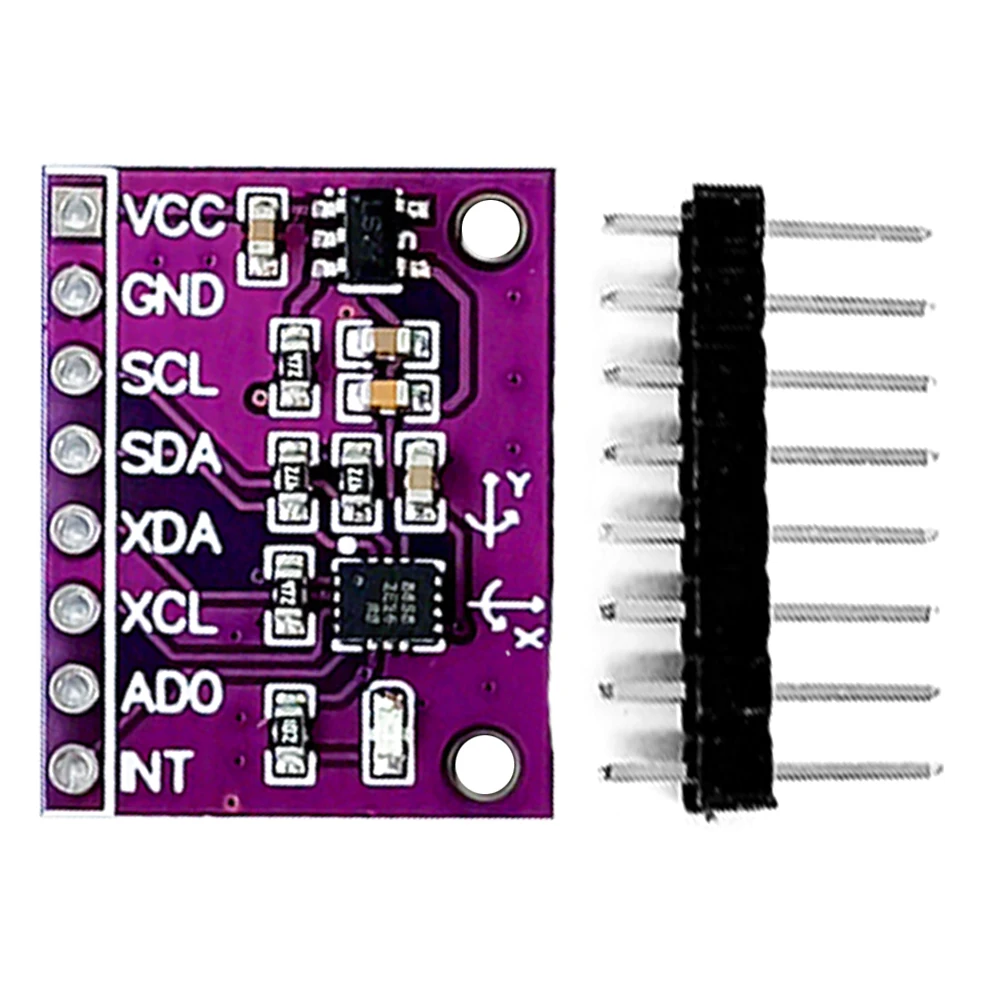 QMI8658 Sensor Modules for BMI160 6-Axis 6DFO Replacement for MPU6050 8PIN QMI8658A/C Gyro Evaluation Boards