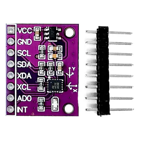 QMI8658 Sensor Modules for BMI160 6-Axis 6DFO Replacement for MPU6050 8PIN QMI8658A/C Gyro Evaluation Boards