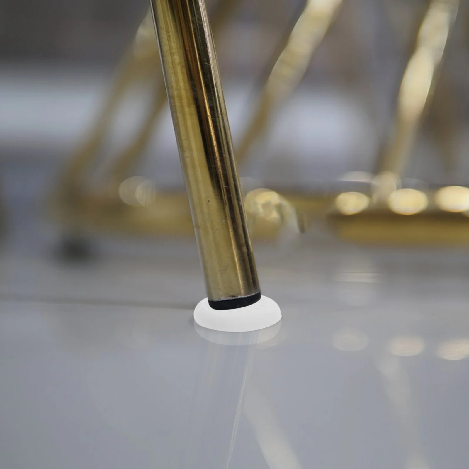 

8pcs Furniture Feet Pads Circular Table Stoppers Black Chair Floor Protectors For Hardwood Carpet Tile Chair Leg Sliders Wooden