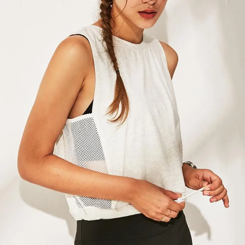 Women's Tank Workout Tops Sports Wear For Women Gym T-shirt Open Back Yoga Top Sport Blouses Woman Fitness Shirt Female Jersey