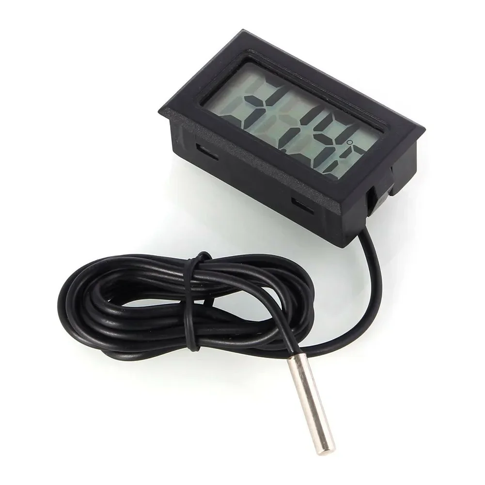 Mini Temperature Sensor LCD Car Digital Thermometer Hygrometer Temperature Indoor Outdoor Humidity Meter Gauge Instruments