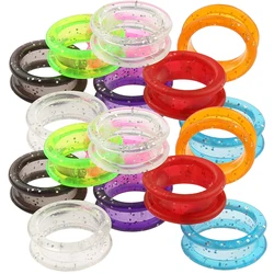 16 stücke Schere Ring Schere Silikon Finger Ring Hunde Pflege Professionelle Finger Ring Schere Ring Barber Haar Schneiden Werkzeuge