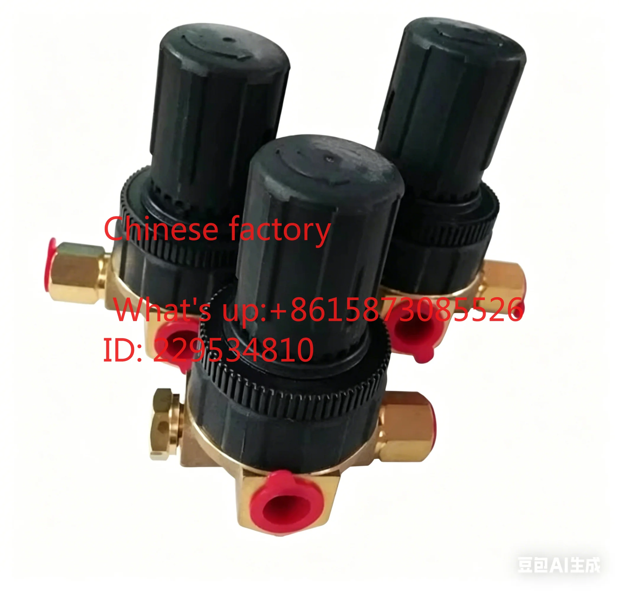 Positive proportional valve and reverse proportional  and  proportional valve Fusheng Kaishan red five-ring screw air compressor