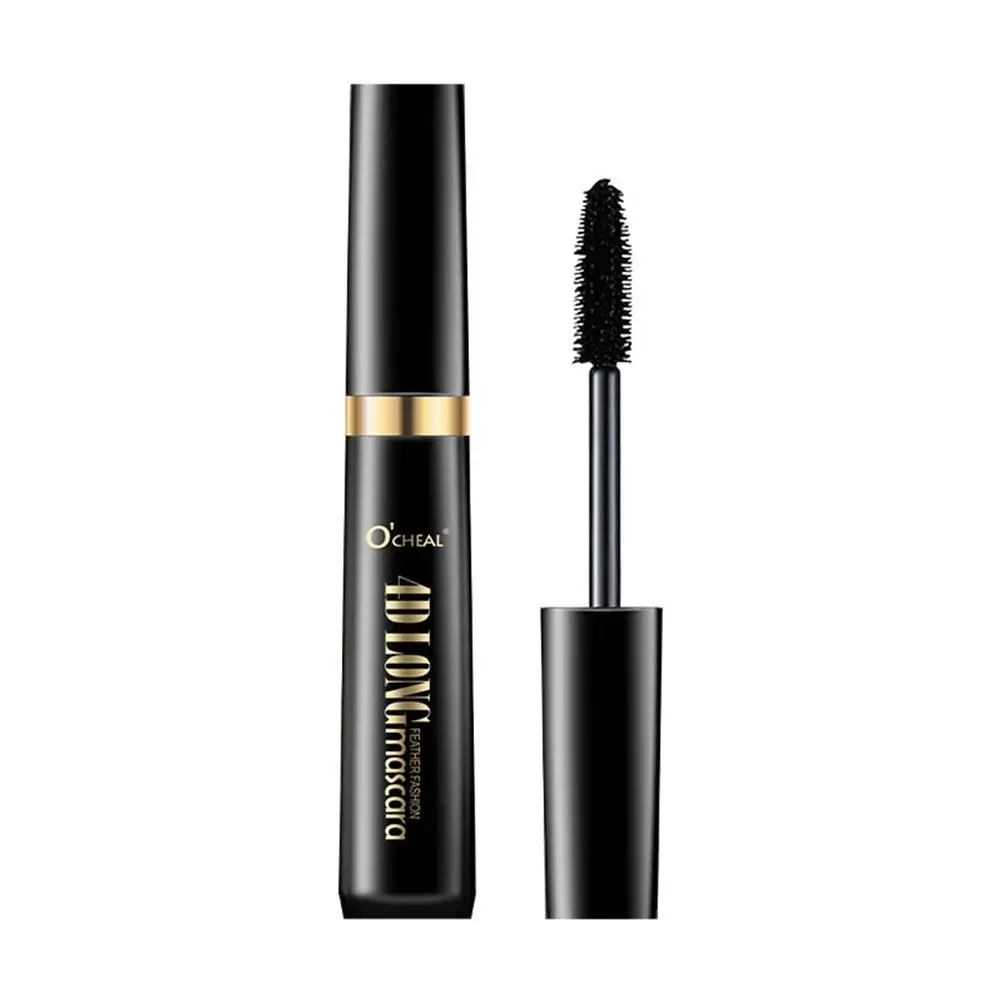 4D Mascara Slender Thick Curling Long Eyelashes Primer Waterproof Non-Smudge Lasting Anti-Sweat Mascara 1pc M3R4