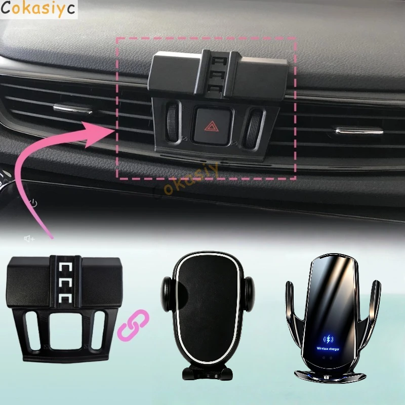 For Nissan Qashqai J11 2016 2017 2018-2023 Car Phone Mount Wireless Charging Phone Holder Special Fixed Base Car Accessories