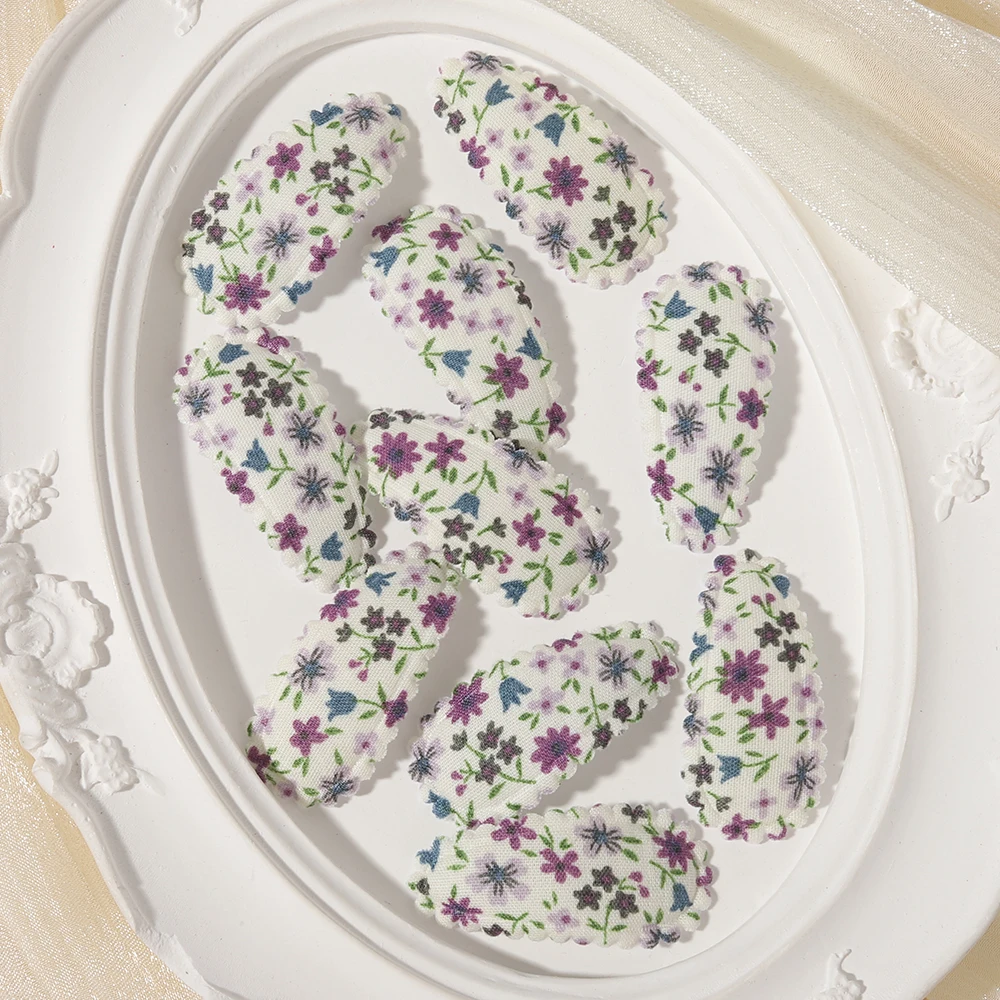 10 Stück Mini Stoff-Wassertropfen-Haarspangen für Kinder, Babys und Mädchen, Tägliche Party-Dekoration, Haarclips, Mädchen-Haaraccessoires, Geschenke – Detail 17