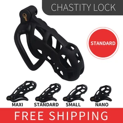 Sex Toys for Men Adult Hot Sale Waist Belt Male Chastity Cock Cage Penis Sleeve Cockrings Erotic Urethral Lock BDSM Bondage