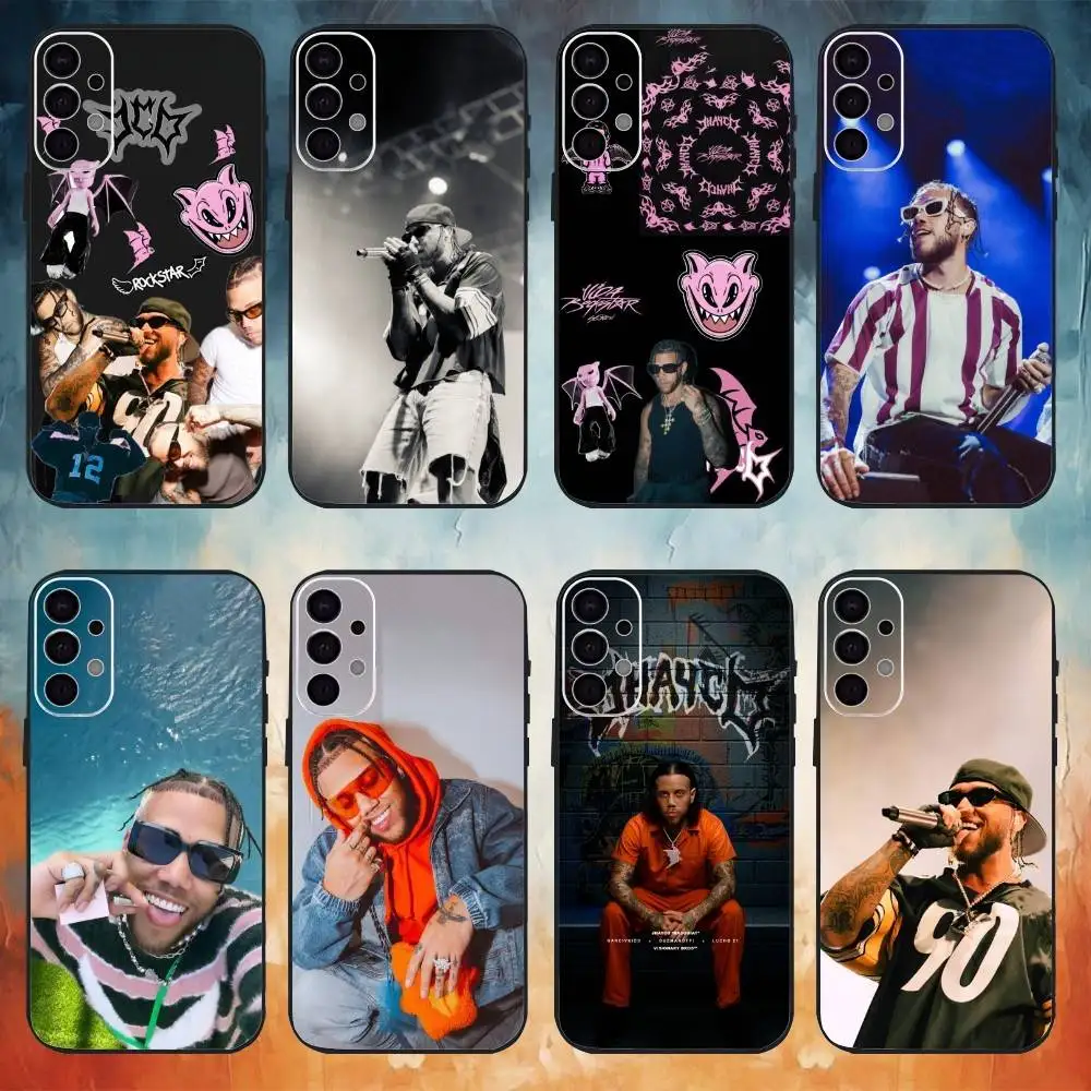 

SINGER J-Jhayco Puerto Rico Phone Case For Samsung S25,S24,S21,S22,S23,S30,Ultra,S20,Plus,Fe,Note,10,9,5G Black Cover