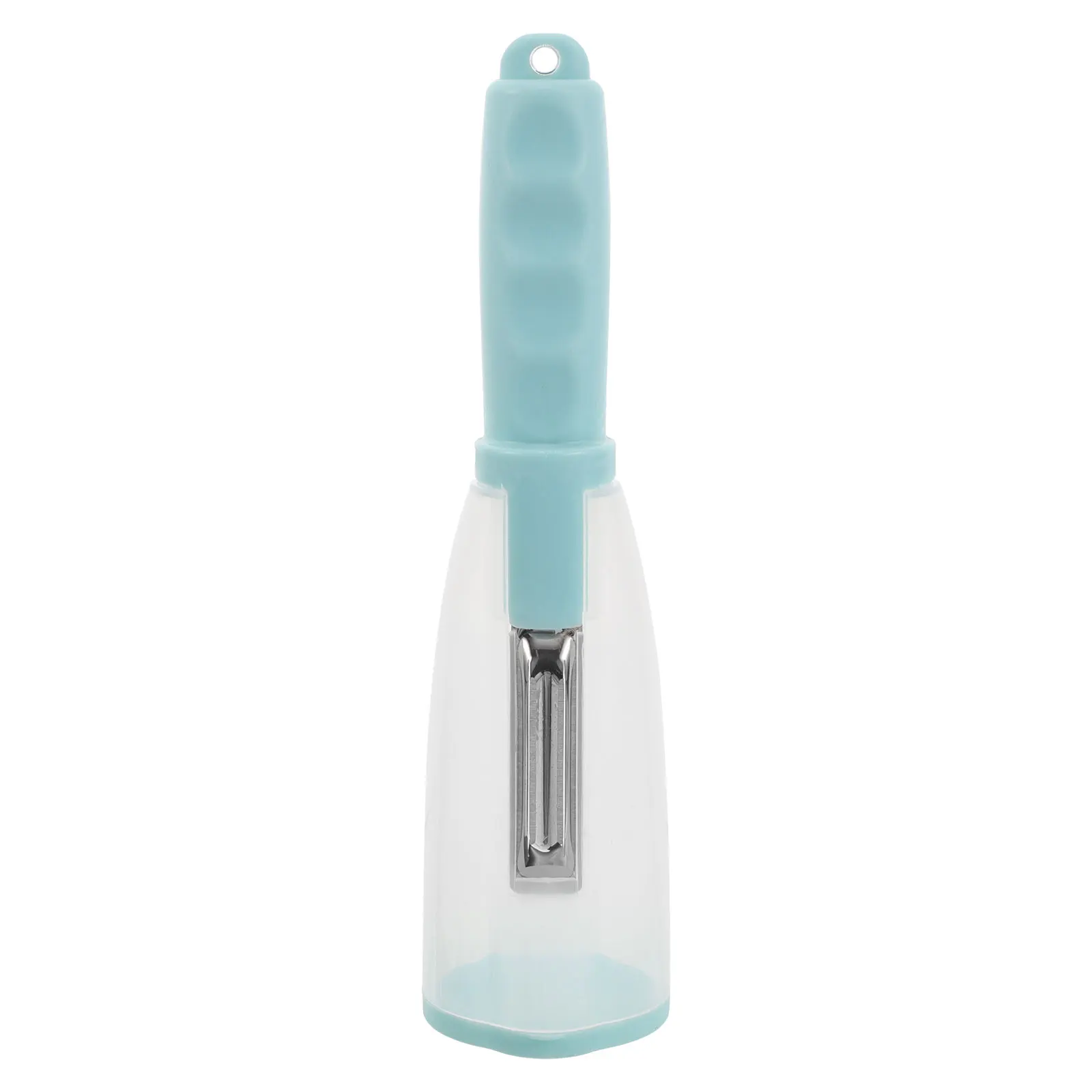 

Stainless Steel Fruit Peeler Potato Peelers Manual Edge Machine Skyblue PP Kitchen Tool Blade Vegetable Slicer Storage Box