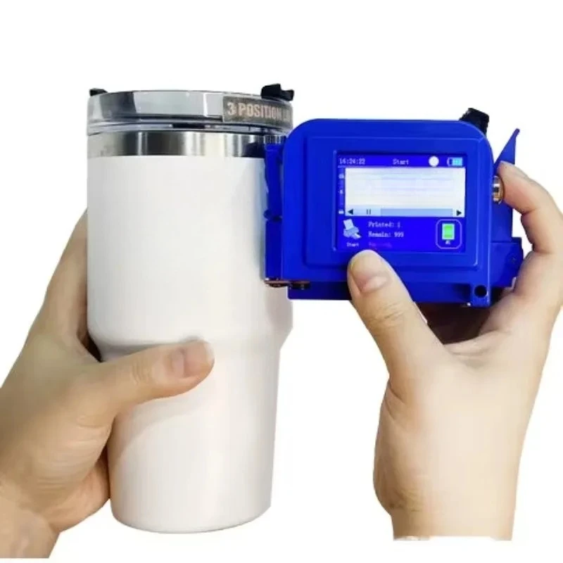 Golden Sources 12.7mm Mini Handheld Inkjet Printer Hand Held Portable Ink Jet Printer for Box Logo Batch Code Printing