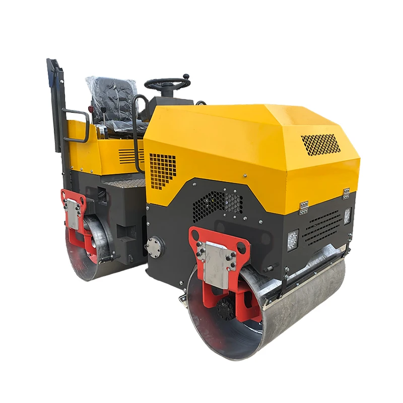 

Commercial Road Roller Mini Vibrator Double-Drum Mini Road Roller Compactor Machine Hydraulic Pavement Vibrating Compactor