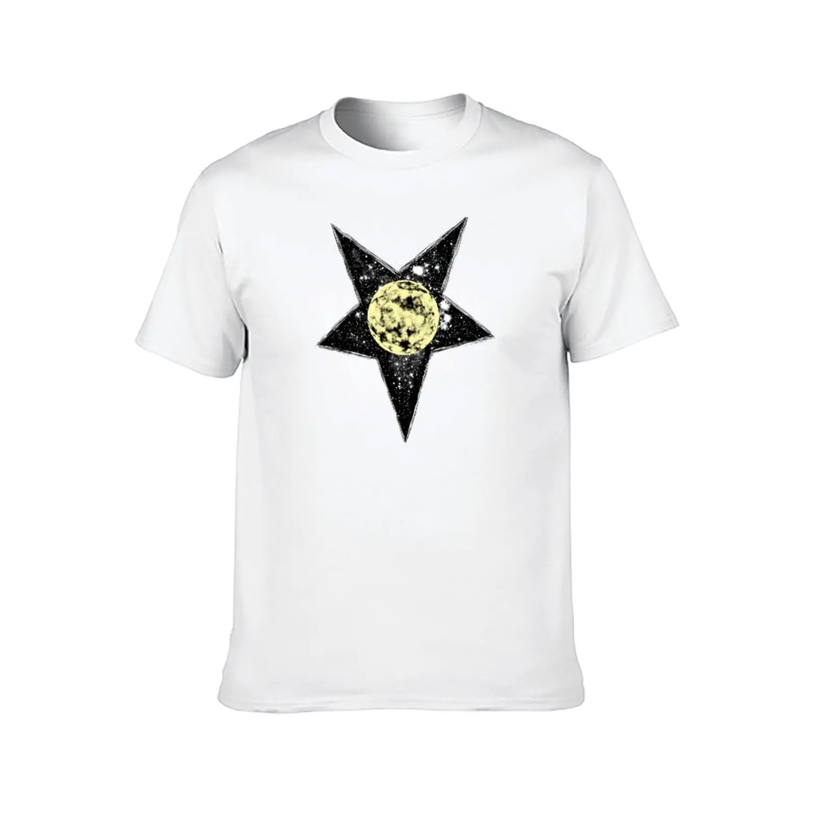 تي شيرت MoonStar تي شيرت قطني أسود عادي للرجال حزمة تي شيرت للرجال تي شيرت قطني ناعم #2