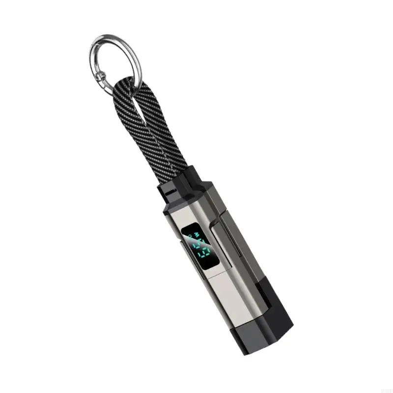 Zinc Alloy Keychain Data Cable Digital Display PD3.0/PD2.0 48V5A Charging 83CE