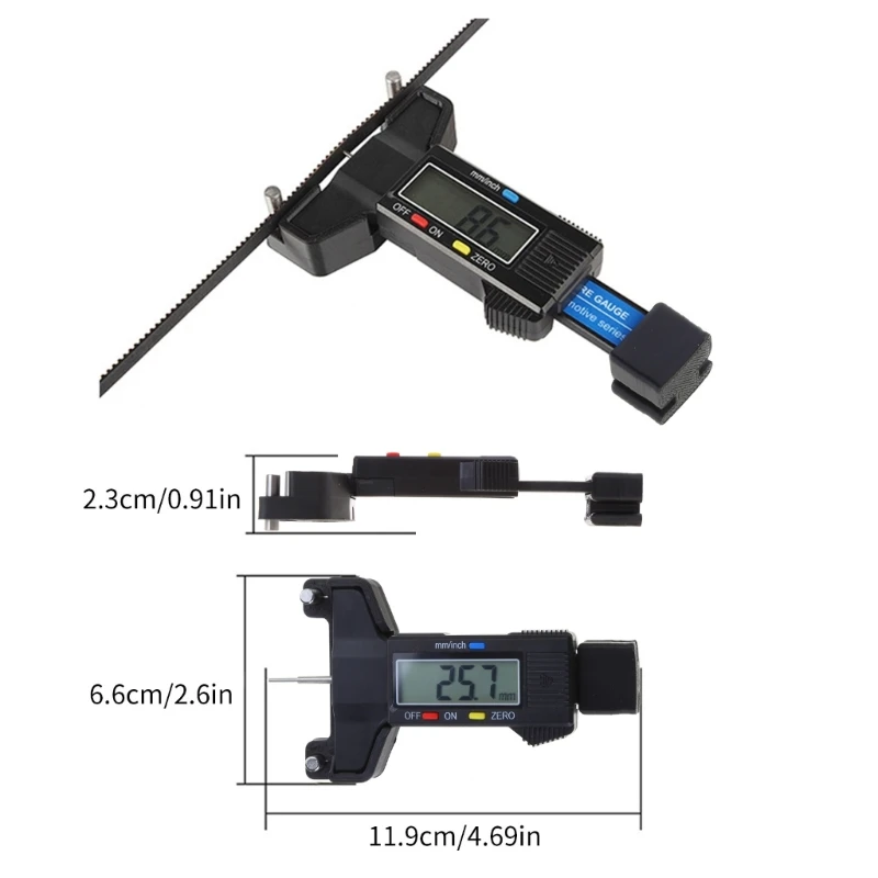 Pengukur Ketegangan Timing Belt 2GT Pengukur Ketegangan Tepat untuk Printer 3D