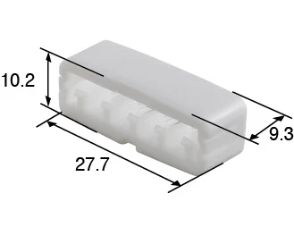 Plugue do conector do automóvel, 6918-1604, alojamento original e genuíno, fornecido do estoque, 10 PCes