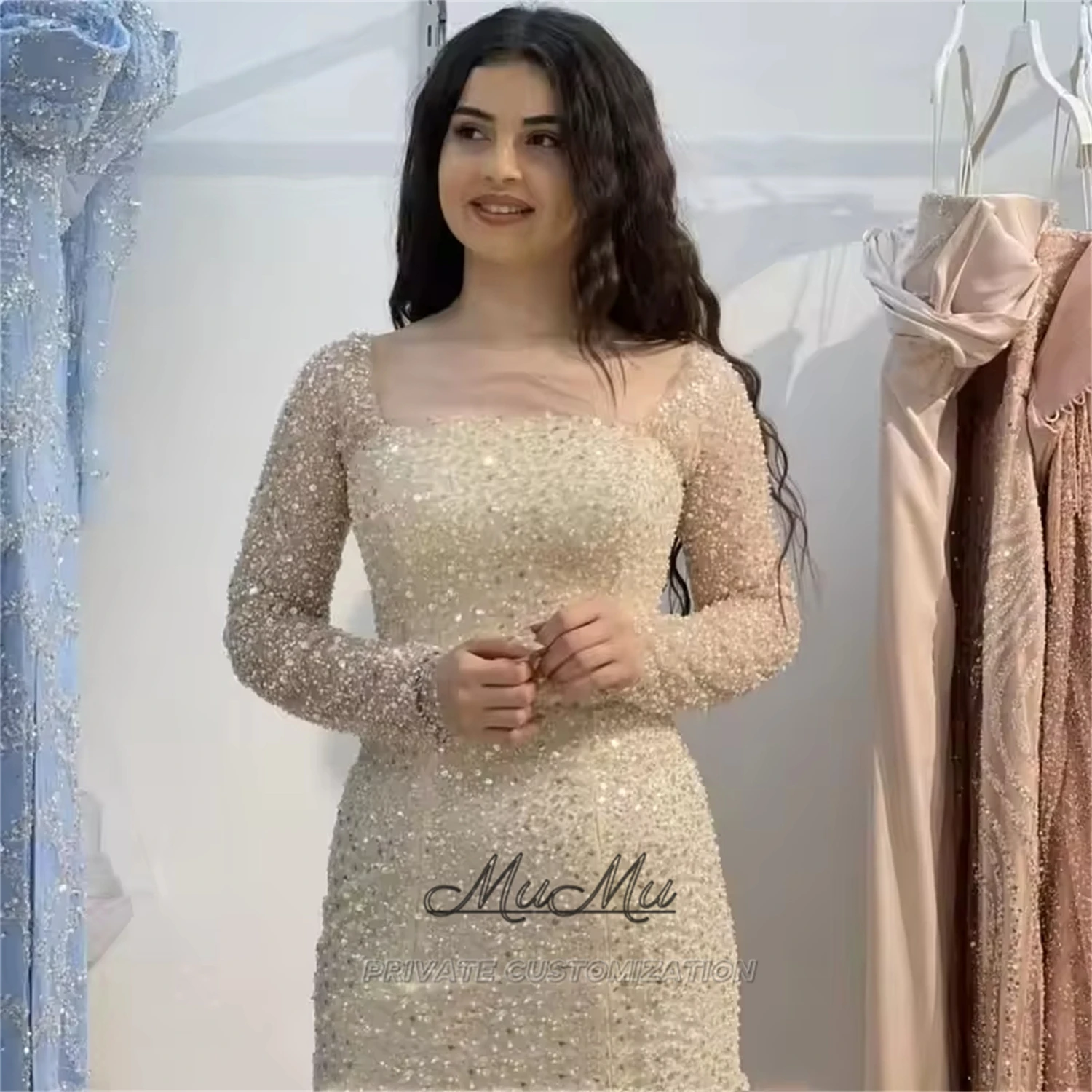 MuMu Customized Elegant Evening Dress Prom Dresses for Special Occasions Long Dresses for Wedding Party dresses Cocktail Dresses
