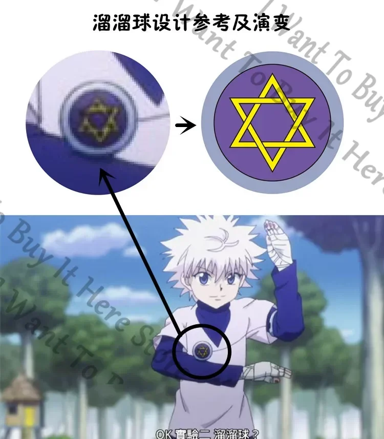 HUNTER×HUNTER, Killua Zoldyck, Cosplay, modèle de yo-yo d'anime, kit de modèles d'armes de yo-yo, accessoires de main, accessoires d'Halloween, convention pour fans.